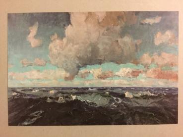 Poppe Folkerts, Norderney, 1875 - 1949, "Das Meer-Sonnig", 1939