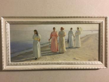 Michael Ancher, 1849 - 1927, "Ein Spaziergang am Strand"